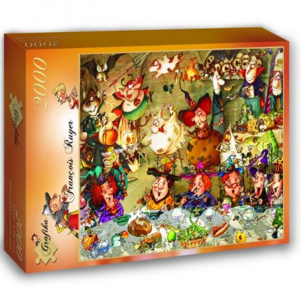 Grafika - Witches - 2000 Stukjes Nieuw - Afbeelding 2