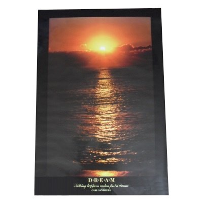 Nothing Happens Unless First A Dream poster bij Stichting Superwens! - nr. 1