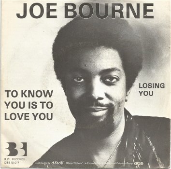 Joe Bourne ‎– To Know You Is To Love You (1977) - 1