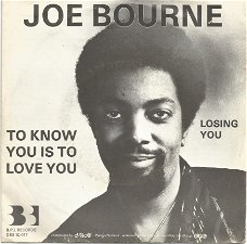 Joe Bourne ‎– To Know You Is To Love You (1977)