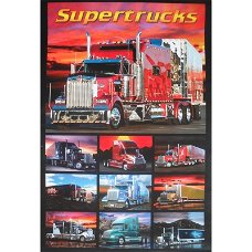 Supertrucks poster bij Stichting Superwens!