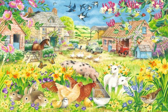 Falcon de Luxe - Lambing Season - 500 XL Stukjes - nr. 1