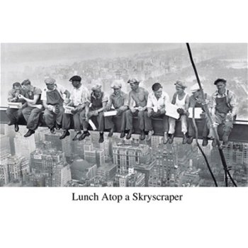Lunch Atop A Skyscraper poster bij Stichting Superwens! - 1