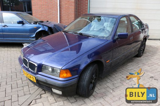 In onderdelen BMW E36 320i Interieur softshellgrau leer - 1