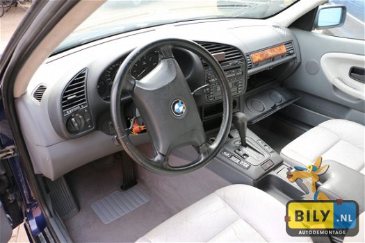 In onderdelen BMW E36 320i Interieur softshellgrau leer - 3