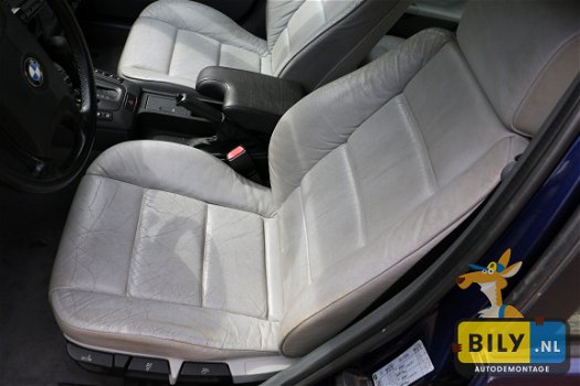 In onderdelen BMW E36 320i Interieur softshellgrau leer - 6