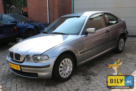 In onderdelen BMW E46 318td '03 COMPACT GRIJS BILY bmw autodemontage - 1