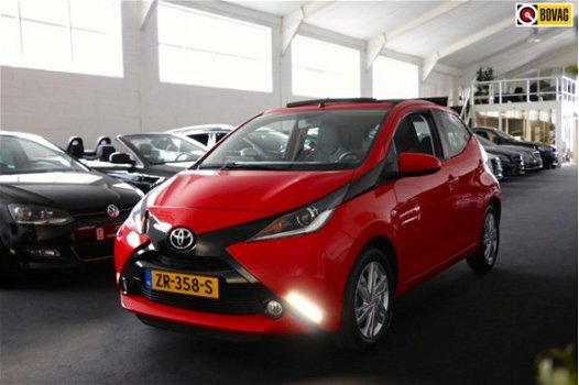 Toyota Aygo - 1.0 VVT-i x-wave Cabrio LED 5-Deurs 39491km 2015 LM Velgen Cruice Controle Camera Cabr - 1