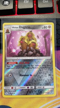 Alolan Dugtrio 122/214 Rare (reverse) sm Unbroken Bonds - 1