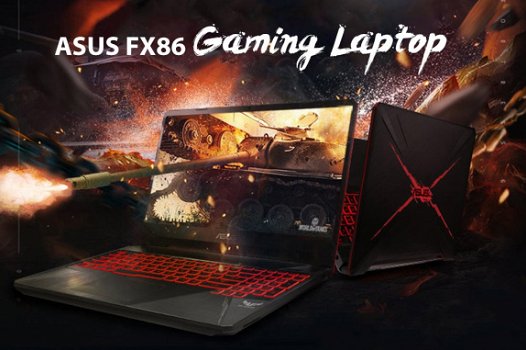 ASUS FX86 Gaming Laptop - Black - 0