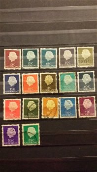 1953-1967 postzegels Koningin Juliana ('en profile') -gratis verzending - 1