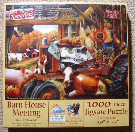 SunsOut - Barn House Meeting - 1000 Stukjes Nieuw - Afbeelding 2