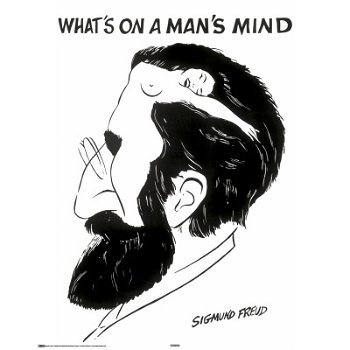 Sigmund Freud poster bij Stichting Superwens! - 1