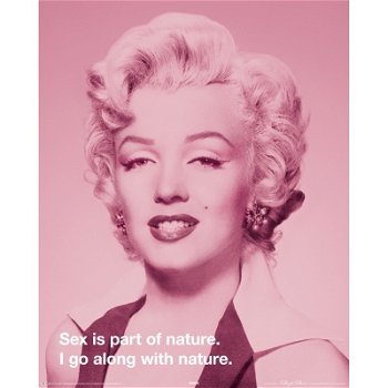 Marilyn Monroe quote poster bij Stichting Superwens! - 1