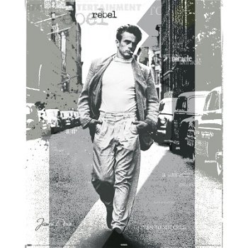 James Dean street poster bij Stichting Superwens! - 1