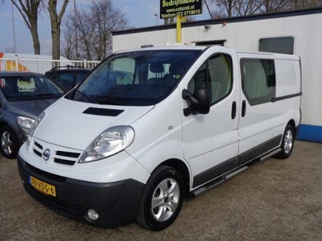 Nissan Primastar - 350L 2.5 dCi DC Luxe Airco Navi 2x Zijdeur - 1