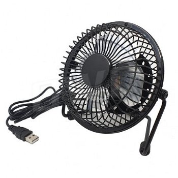 Mini ventilator met usb 14cm - 1