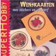 Wenskaarten met stickers en glasverf