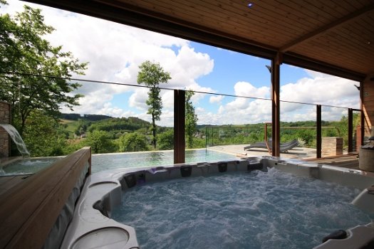 ARDENNEN TE HUUR ENIG MOOI GELEGEN CHALET MET PRACHT UITZICHT EN LUXE WELLNESS CENTER - 6