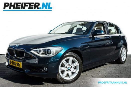 BMW 1-serie - 116D Aut. High Executive Navigatie Professional/ Bi-xenon/ Lederen int./ Harman Kardon - 1