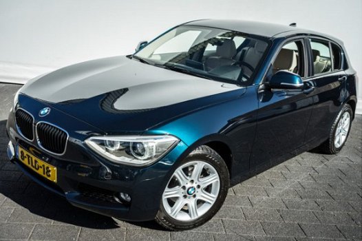 BMW 1-serie - 116D Aut. High Executive Navigatie Professional/ Bi-xenon/ Lederen int./ Harman Kardon - 1