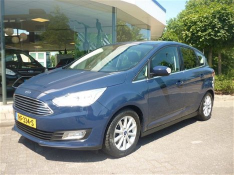 Ford C-Max - 1.0 Ecoboost 125PK Titanium Navi + Trekhaak - 1