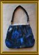 Mooie oude blauwe tas // vintage blue handbag / purse - 1 - Thumbnail
