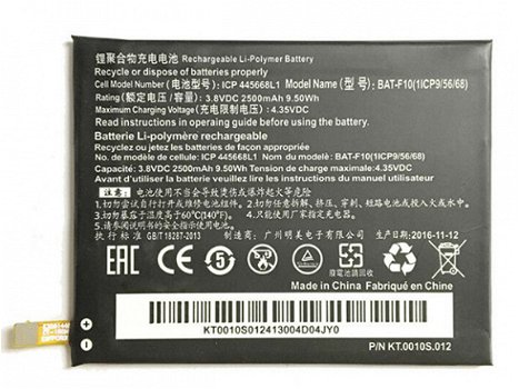 激安「Acer BAT-F10」携帯電話のバッテリーの販売2500mAh/9.5WH 3.8V - 1