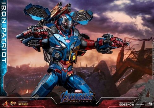 HOT DEAL - Hot Toys Avengers Endgame Iron Patriot MMS547D34 - 2