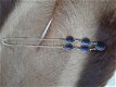 Handgemaakte zwaar verzilverde ketting met Lapis Lazuli 1 - 1 - Thumbnail