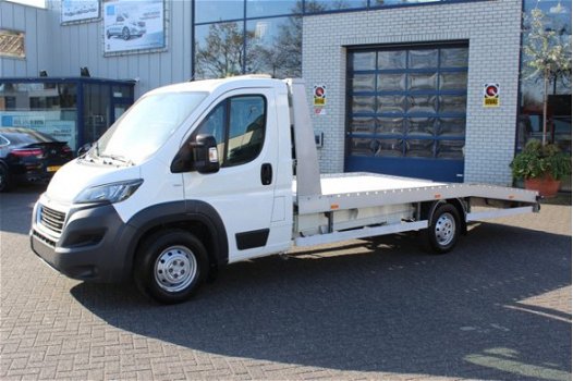 Peugeot Boxer - 2.0 HDI 163 pk Oprijwagen, Autotransporter EURO 6, Airco, Lier, Trekhaak 3000 kg - 1