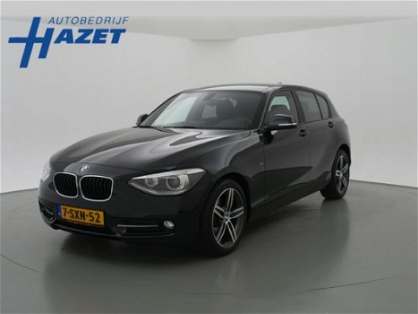 BMW 1-serie - 114I SPORT LINE + LEDER / SPORTSTOELEN / NAVI PRO / XENON - 1