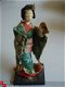 Japanse geisha 11,5 cm hoog op standaard oud poppetje - 1 - Thumbnail