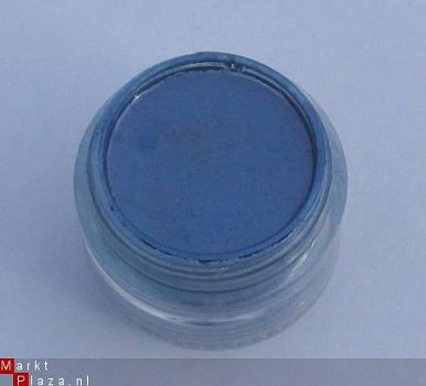 Parel Blauw pigment poeder uv gel gekleurd nagel Nail art - 1
