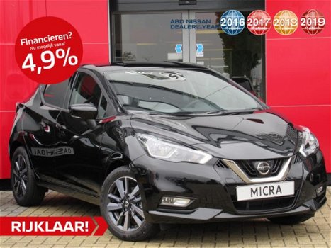 Nissan Micra - 1.0 IG-T N-Connecta | NORMAAL EUR. 23.170, - NU RIJKLAAR EUR. 18.950, - PRIVATE LEASE - 1