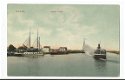 Oude ansichtkaart Gouda : Nieuwe Vaart, boot - 1 - Thumbnail