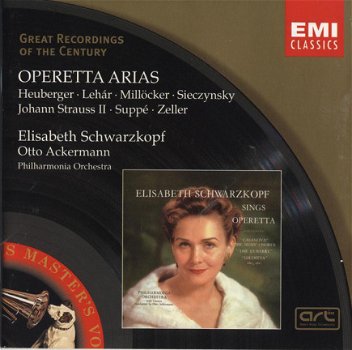 Elisabeth Schwarzkopf, Otto Ackermann, Philharmonia Orchestra ‎– Operetta Arias. Heuberger . Lehár . - 1