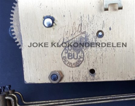 === Pendule uurwerk = Juba = gebruikt === 40459 - 6