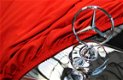 Stretch hoes Autohoes voor Mercedes ln zwart en ROOD ! - 1 - Thumbnail