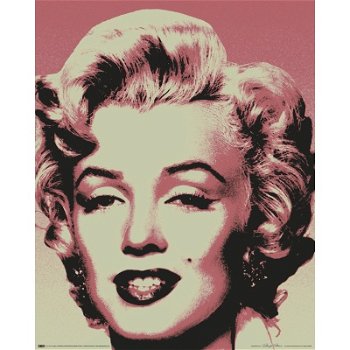 Marilyn Monroe popart poster bij Stichting Superwens! - 1