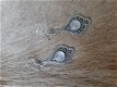 Handgemaakte zwaar verzilverde Rozenkwarts oorbellen 9 - 1 - Thumbnail