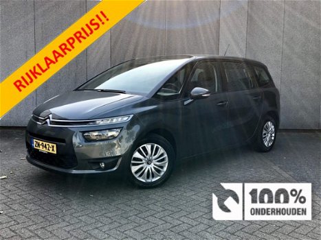 Citroën Grand C4 Picasso - 1.6VTi 120pk 7-persoons RIJKLAAR 100% onderhouden automatische airconditi - 1