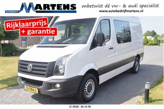 Volkswagen Crafter - 32 2.0 TDI 136pk H6 L2H2 DC 6Pers. Airco Pdc Trekhaak Navigatie - 1