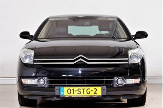 Citroën C6 - 2.7 HdiF V6 204 PK LIGNE BUS. AUT. LEDER NAVI HUD LUCHTVERING ECC XENON PDC LMV18 - 1