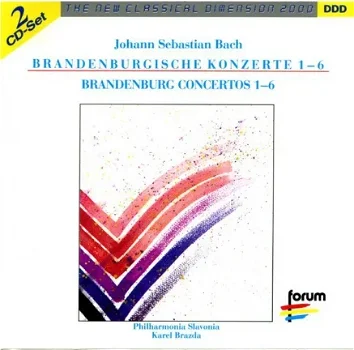 2-CD - Bach - Brandenburgische Konzerte 1-6 - 0