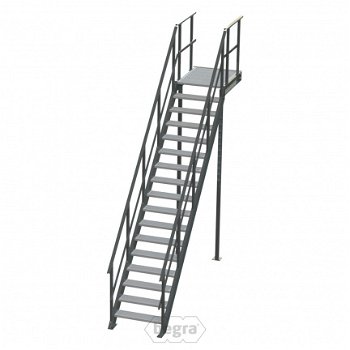 Trappen Bordestrap Steektrap Stalen trap Buitentrap - 2