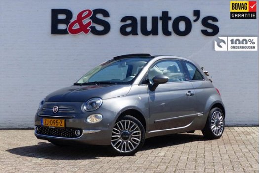 Fiat 500 C - 1.2 Lounge Automaat | Navi | Windscherm | Cabriolet - 1