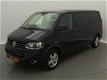 Volkswagen Transporter - 2.0 TDI L2H1 DUB-CAB / AUT / NAVI / zwart / lmv - 1 - Thumbnail