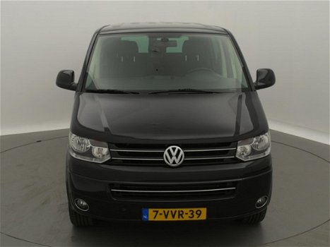 Volkswagen Transporter - 2.0 TDI L2H1 DUB-CAB / AUT / NAVI / zwart / lmv - 1