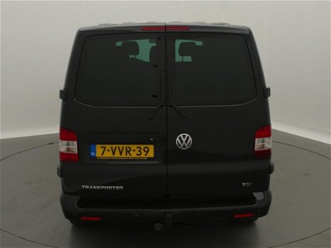 Volkswagen Transporter - 2.0 TDI L2H1 DUB-CAB / AUT / NAVI / zwart / lmv - 1